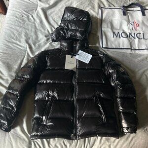 Moncler Maya Black Jacket Size 4